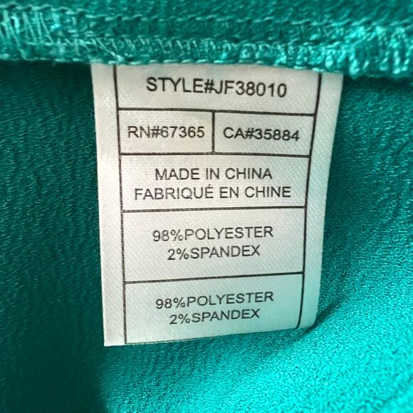 JACK 3/4 Sleeve Shift Green Dress - Picture 9 of 11